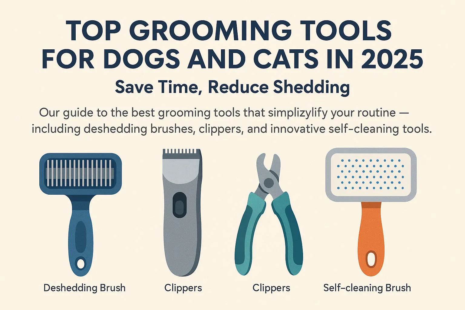 Top Grooming Tools for Dogs and Cats in 2025