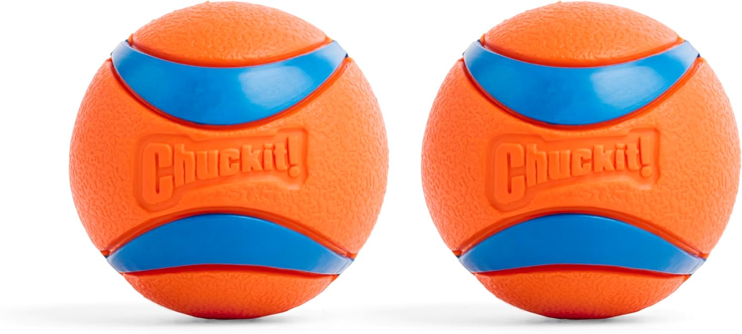 Chuckit! Ultra Ball – Durable High-Bounce Dog Toy for Fetch, Medium Size