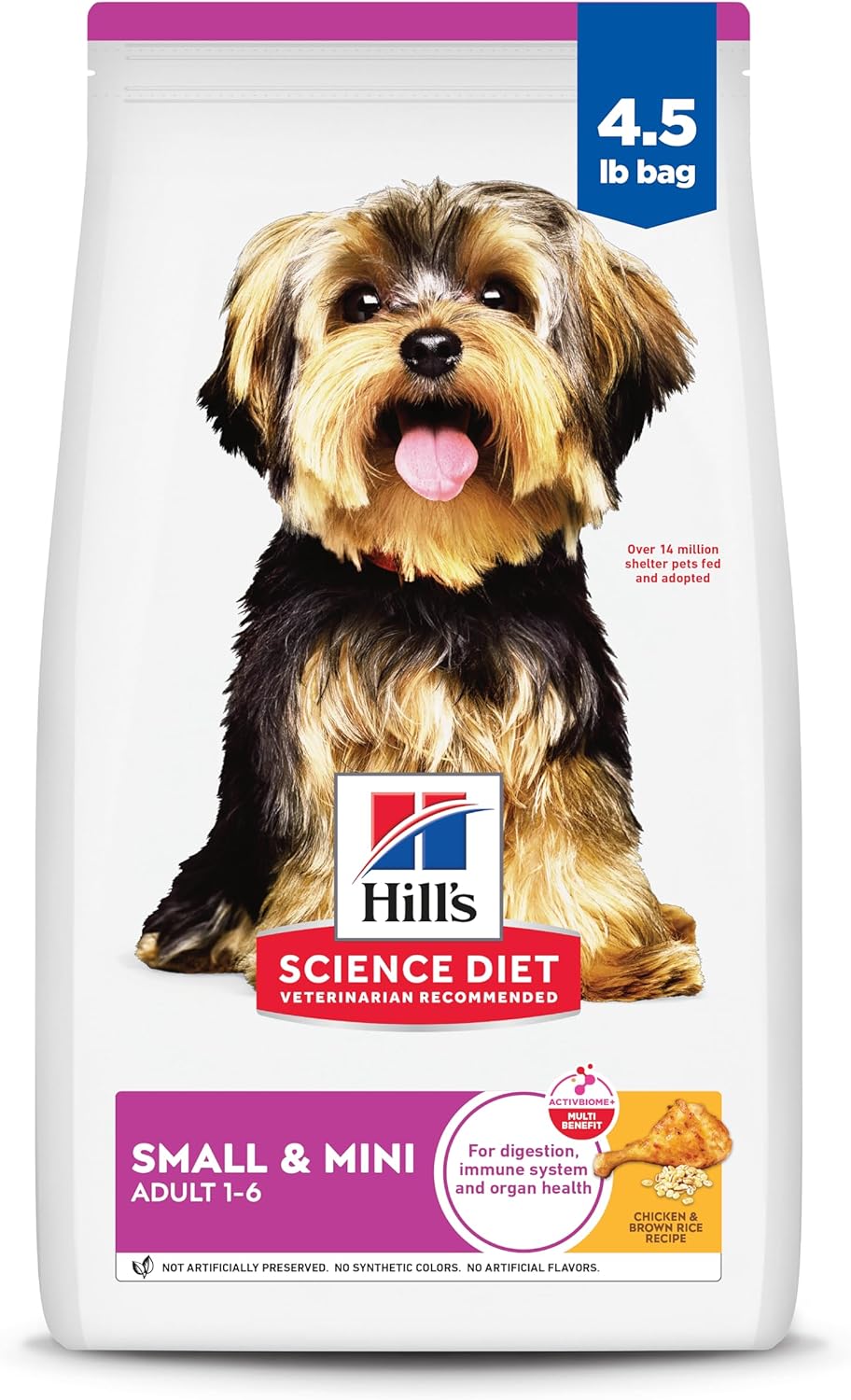 Hill's Science Diet Small & Mini, Small & Mini Breeds Premium Nutrition, Dry Dog Food, Chicken & Brown Rice